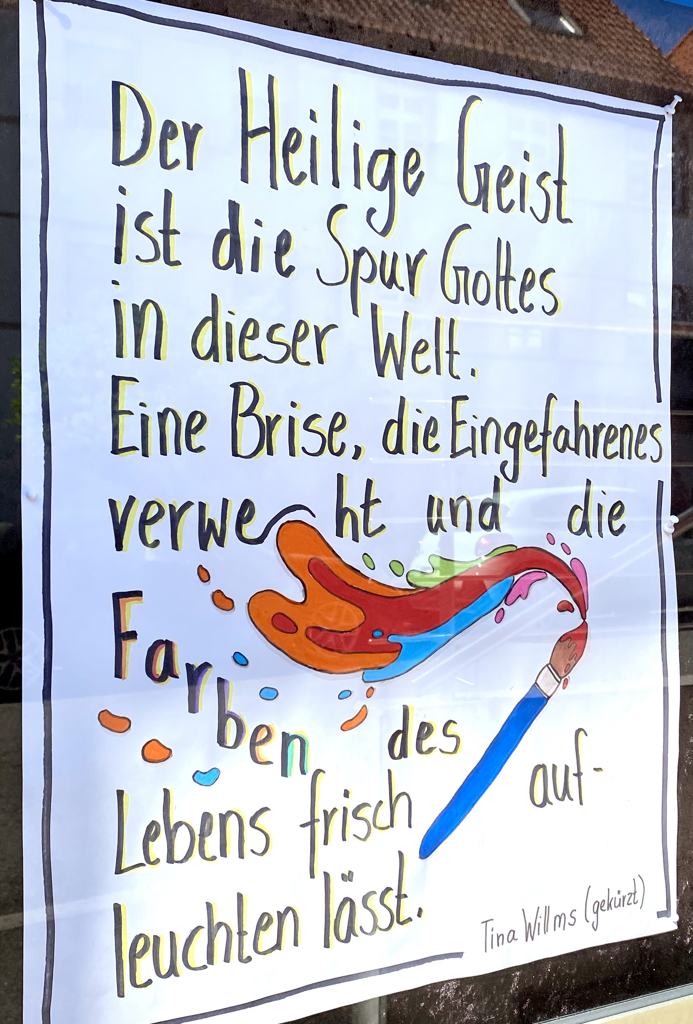 Pfingsten im Schaukasten II