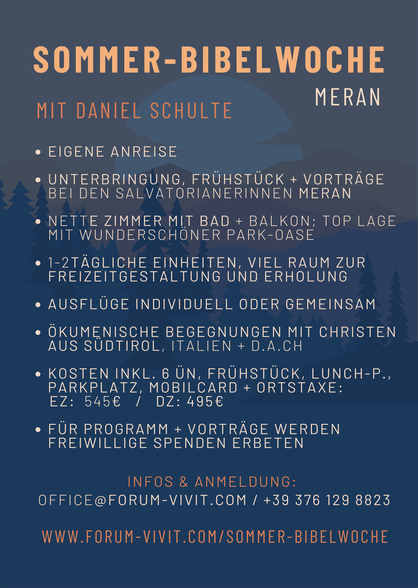 Sommerbibelwoche Meran 2